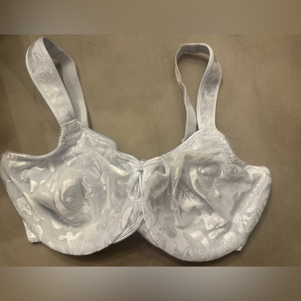 WACOAL 85567 Awareness Full Figure Seamless Underwire Bra 34DD Light Blue